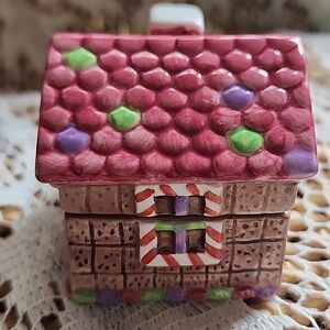 Vtg. Mini Gingerbread Trinket Box/Gift Box